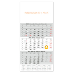 SP1, 12 lapos speditőr naptár - Üres, nyomtatható fejrésszel